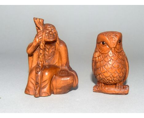 2 Netsuke signed to the base