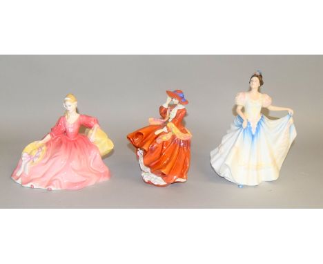 Royal Doulton Figures. Lindsey, Top 'o the Hill and Elyise