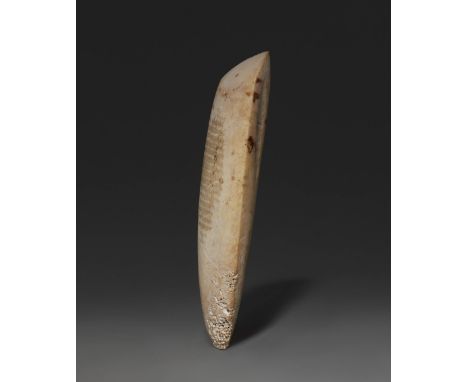 SHELL ADZE BLADEThe following seventeen lots were formerly in the collection of Manfred Faulhaber (1937–2020) and are sent fo