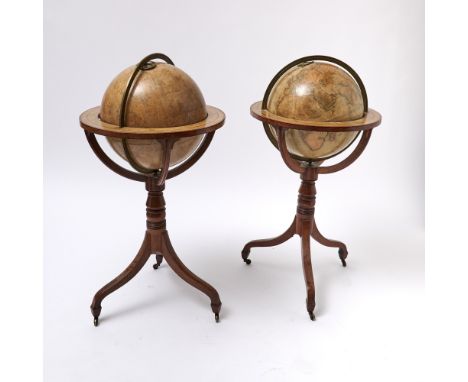  CARY FAMILYA pair of celestial and terrestrial library globes, comprising Cary's New Terrestrial Globe, Drawn from the most 