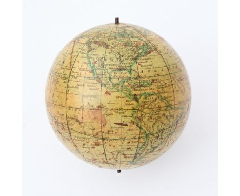[POCKET GLOBE]CARY, JOHN and WILLIAM. Cary’s Pocket Globe; agreeable to the latest discoveries. London: J. and W. Cary, 1791.