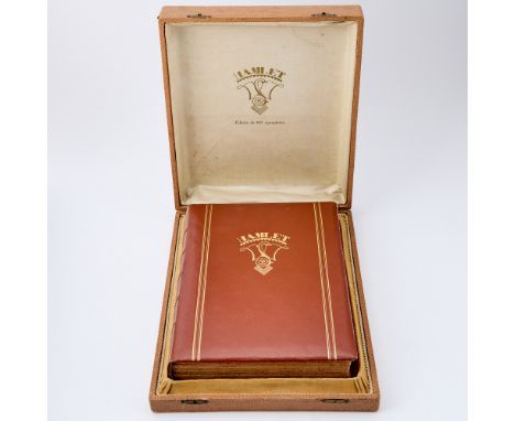SHAKESPEARE, WILLIAMHamlet. Prince of Denmark. A New bibliophile edition printed on sheets of pure cork with the Spanish vers