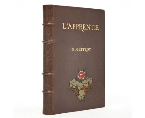 GEFFROY, GUSTAV; Illustrated by AUGUSTE BROUET L’Apprentie. Paris: Frédéric Grégoire, 1924. Copy number 32 of 40 on Japon Imp
