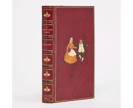 [FINE BINDING]DICKENS, CHARLES. A Christmas Carol. London: Chapman &amp; Hall, 1843. First edition, first issue with the titl