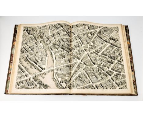 [MAP - PARIS]TURGOT, MICHEL ETIENNE and BRETEZ, LOUIS. Plan de Paris commencé l'Année 1734 ... sous les ordres de Messire Mic