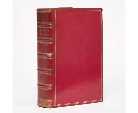 [FORE-EDGE PAINTINGS]IRVING, WASHINGTON. The Sketch Book of Geoffrey Crayon, Gent. London: John Murray, 1820. Third edition. 