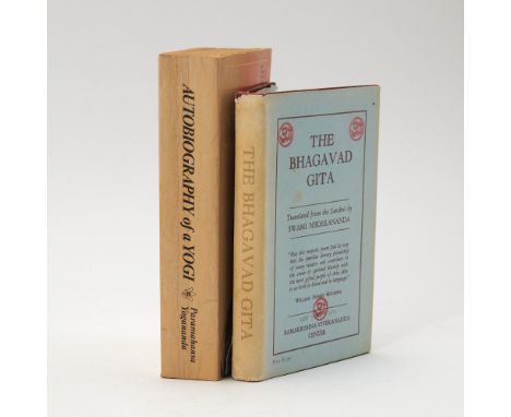 HARRISON, GEORGETwo inscribed relating to Eastern philosophy. Comprising: The Bhagavad Gita or Song of the Lord. New York: Ra