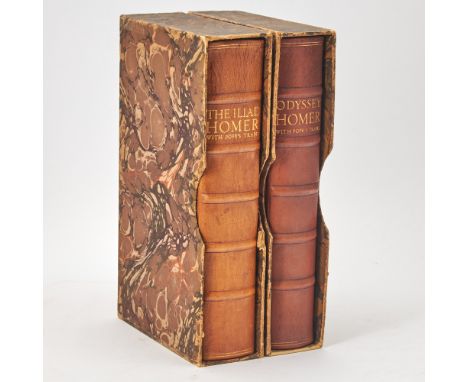 [NONESUCH PRESS]HOMER. The Iliad; The Odyssey. London: The Nonesuch Press, 1931. One of 1450 and 1300 copies respectively. Tw
