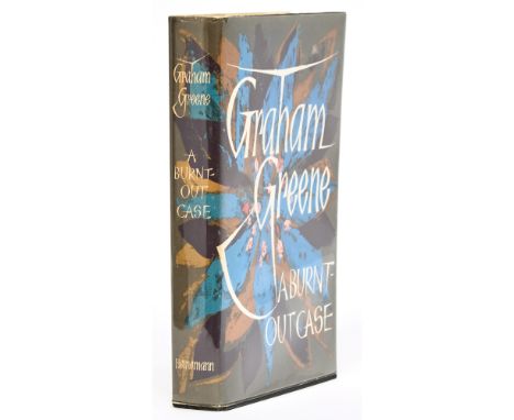 GREENE, GRAHAMA Burnt-Out Case. London: William Heinemann, [1961]. First English edition, cheekily inscribed by Greene as ''F