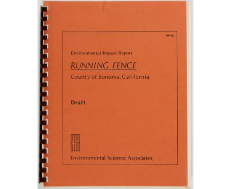 CHRISTO AND JEANNE-CLAUDE; and ENVIRONMENTAL SCIENCE ASSOCIATESDraft Environmental Impact Report for Running Fence. Prepared 