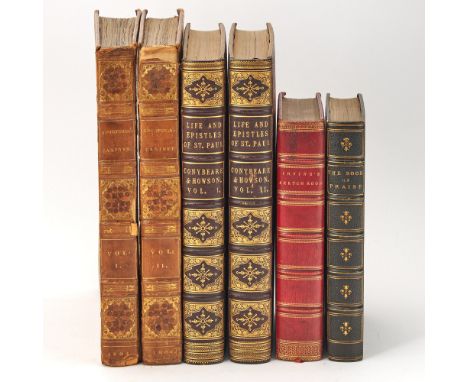 A fine group of fore-edge paintings[FORE-EDGE PAINTINGS]Five volumes with oversize fore-edge paintings. Comprises PALMER, ROU