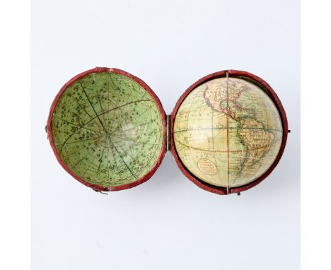 [POCKET GLOBE]SMITH, J[OHN] and C[HARLES]. A New Terrestrial Globe; from the best authorities. London: by J. Smith and sold b