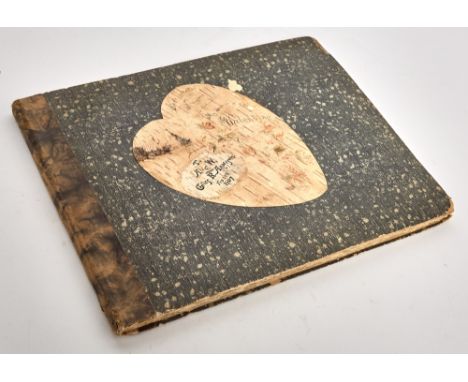 [MANUSCRIPT ALBUM - ST. LOUIS WORLD'S FAIR]ANDERSON, GILES R. Some scraps of rhyme for my dear Valentine. To Alice W. from Gi