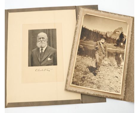 FAY, CHARLES, ERNESTThe Archives of the alpinist Charles Ernest Fay (1846-1931), retained in thirteen three-ring folders, tog