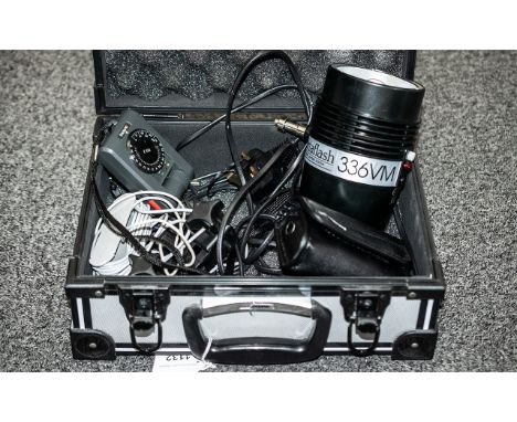 Box of Camera Accessories, Includes a Portaflash 336VM Standard, A Courtenay Light Filter + A Few More - Please See Photo. Co
