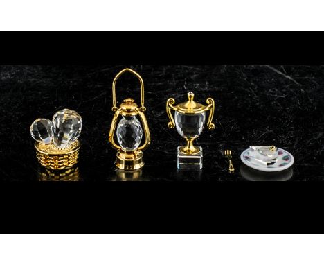 Swarovski Interest. Collection of ( 4 ) Swarovski Crystal Classic Memories. All Figures In As New Condition / Boxes Slightly 