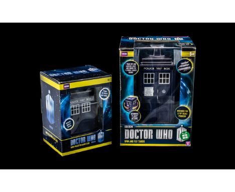 Doctor Who Interest. ( 2 ) Items In Total. Comprises 1/ Doctor Who - Spin and Fly Tardis, Highlights are Authentic Sound and 