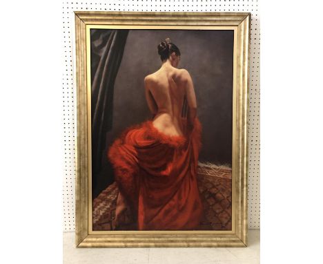 Hamish Blakely (contemporary) - 'Camellia', limited edition print on canvas, 33/150, signed and numbered below, certificate o