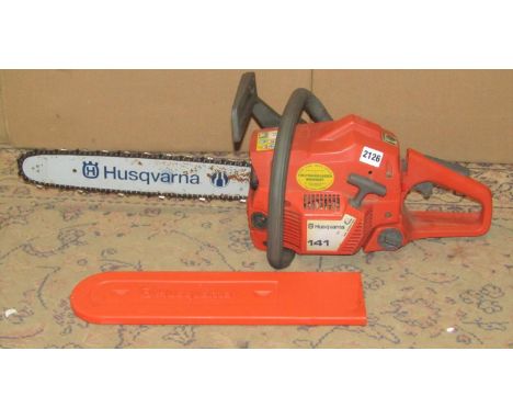 A Husqvarna 141 chainsaw 