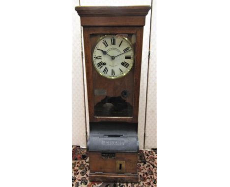A National Time Recorder Co Ltd clocking in clock 