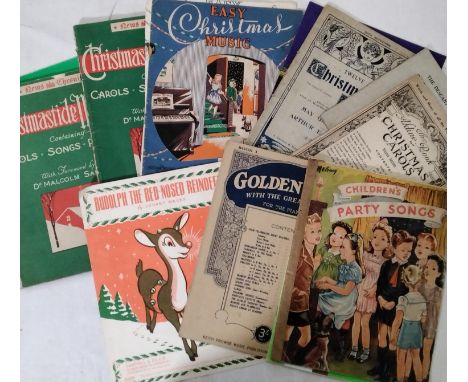 A large quantity of vintage and other sheet music, various song and music books and a Long Live the Queen Coronation pop up p