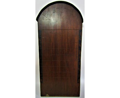 A vintage Shove Ha’penny Board, mahogany with metal back plate 59cm x 27cm. 