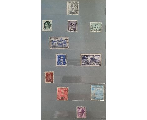 Mapku album of world stamps, some early examples and some Lativa first day covers  