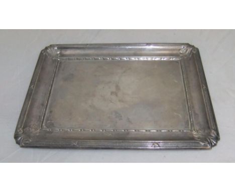 Lovely vintage, small Turkish silver serving tray, stamped "senner 900",15 x 19 cm  Fine