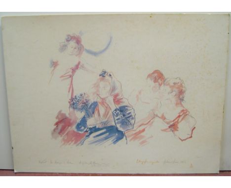 Andrew Vicari (1938-2016) 1983 limited edition lithograph, signed in pencil, limited to 125, unframed61 x 80cm  some spotting