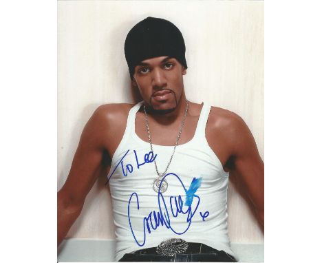 Craig David signed 10 x 8 colour Music Photoshoot Portrait Photo, from in person collection autographed at London TV Studios 