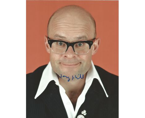 Harry Hill signed 10 x 8 colour Photoshoot Portrait Photo, from in person collection autographed at The Comedy Awards London 