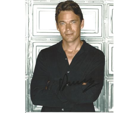 Dougray Scott signed 10 x 8 colour Photoshoot Portrait Photo, from in person collection autographed at London Film Festival 2