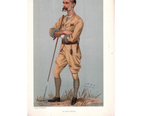 2X Army Vanity Fair prints An Earnest African dated 19. 12. 1895 and Mixed Forces dated 02. 05. 1901. Good Condition. We comb