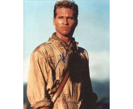 Val Kilmer signed 10 x 8 colour Photoshoot Portrait Photo, from in person collection autographed at New York 2014. Good Condi
