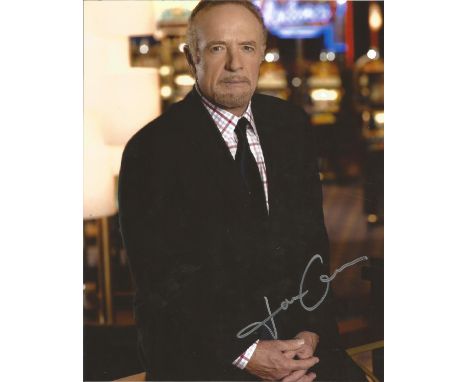 James Caan signed 10 x 8 colour Photoshoot Portrait Photo, from in person collection autographed at New York 2014. Good Condi