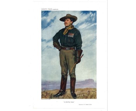 Driscoll An old War Horse Vanity Fair Print. Dated 15. 02. 1911. Good Condition. We combine postage on multiple winning lots 