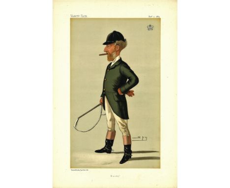 Bateson Harvey Bucks Vanity Fair print. Dated 07. 11. 1885. Good Condition. We combine postage on multiple winning lots and c