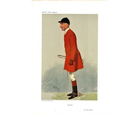 Mr Evan Hanbury Cottesmore Vanity Fair print. Dated 05. 12. 1906. Good Condition. We combine postage on multiple winning lots