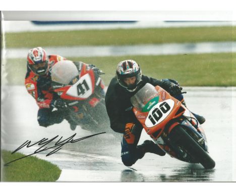 Motor Racing Neil Hodgson 8x12 signed colour photo. Neil Stuart Hodgson (born 20 November 1973 in Burnley, Lancashire) is a f
