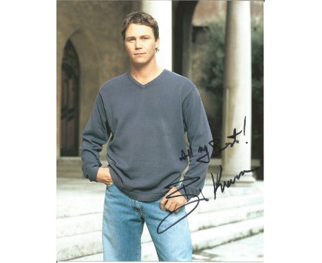 Brian Krause signed 10 x 8 colour Charmed Portrait Photo, from in person collection autographed at London Convention 2012. Go