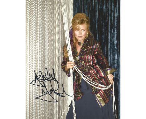 Ashley Jensen signed 10 x 8 colour Ugly Betty Portrait Photo, from in person collection autographed at TV Studios London 2007