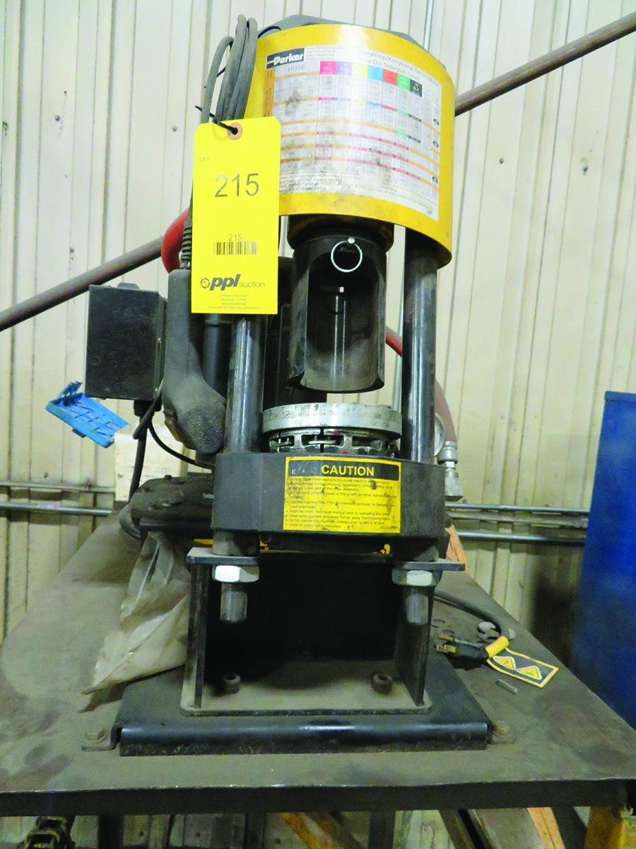 PARKER ENERPAC BENCH TOP HYDRAULIC HOSE CRIMPER