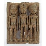 Drei Figuren, Bronze, Benin