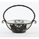 Art Deco-Korbschale, Lorrain, um 1920