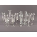 Gläserset "Lafayette", neunteilig, Baccarat