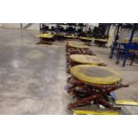 (10) Spring Loaded Pallet Turn Tables