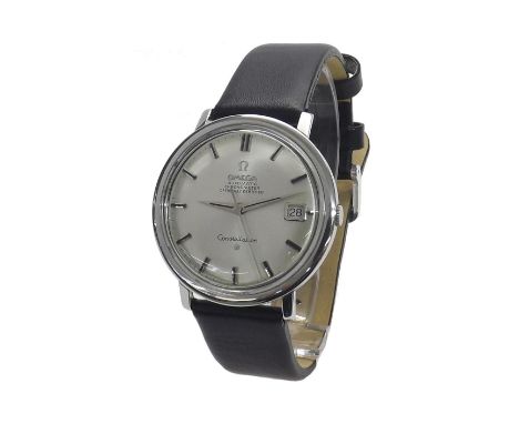 Omega Constellation Chronometer automatic stainless steel gentleman's wristwatch, circa 1962, ref. 168.004, circular silvered