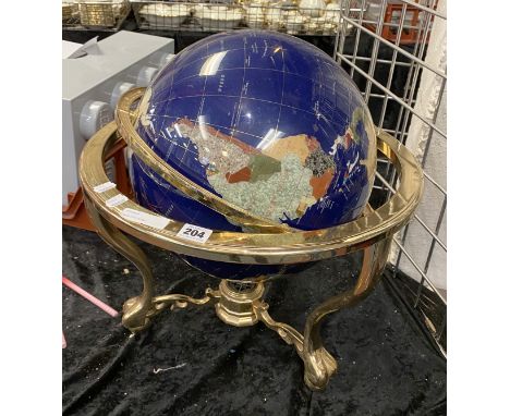 GEMSTONE GLOBE, PIETRA DURA