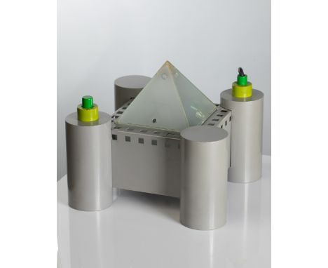 Matteo Thun, Bieffeplast, lamp Zerenove TobrukMatteo ThunBieffeplast, PaduaDesign 1985Tischleuchte Zeronove Tobruk. Entwurf 1