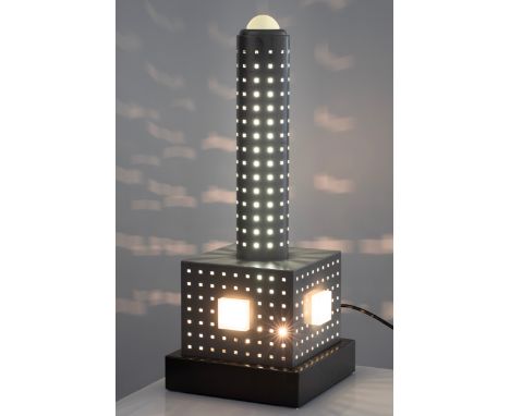 Matteo Thun, Bieffeplast, lamp MaddalenaMatteo ThunBieffeplast, PaduaDesign 1985Tischleuchte Maddalena. Enturf 1985. Metall, 